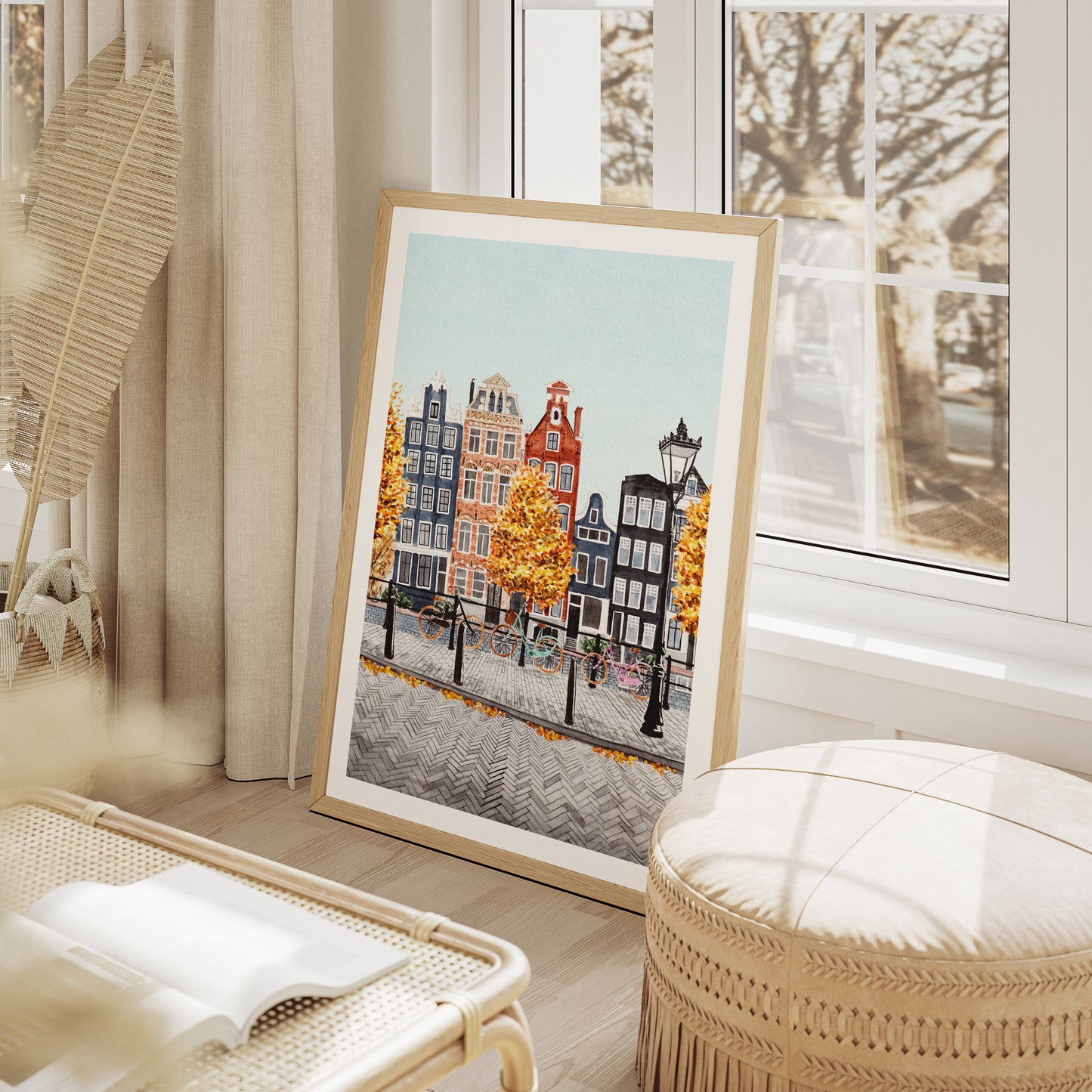 Amsterdam Netherlands autumn art - NorrskenArt