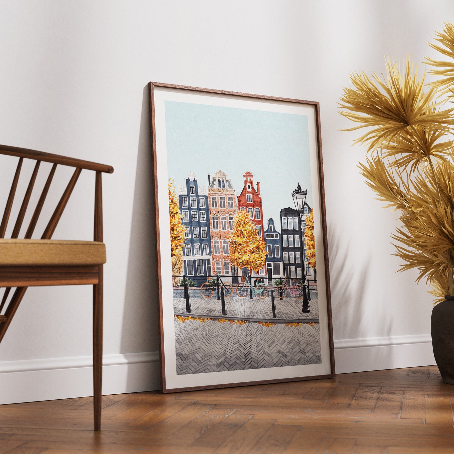 Amsterdam city fall art - NorrskenArt