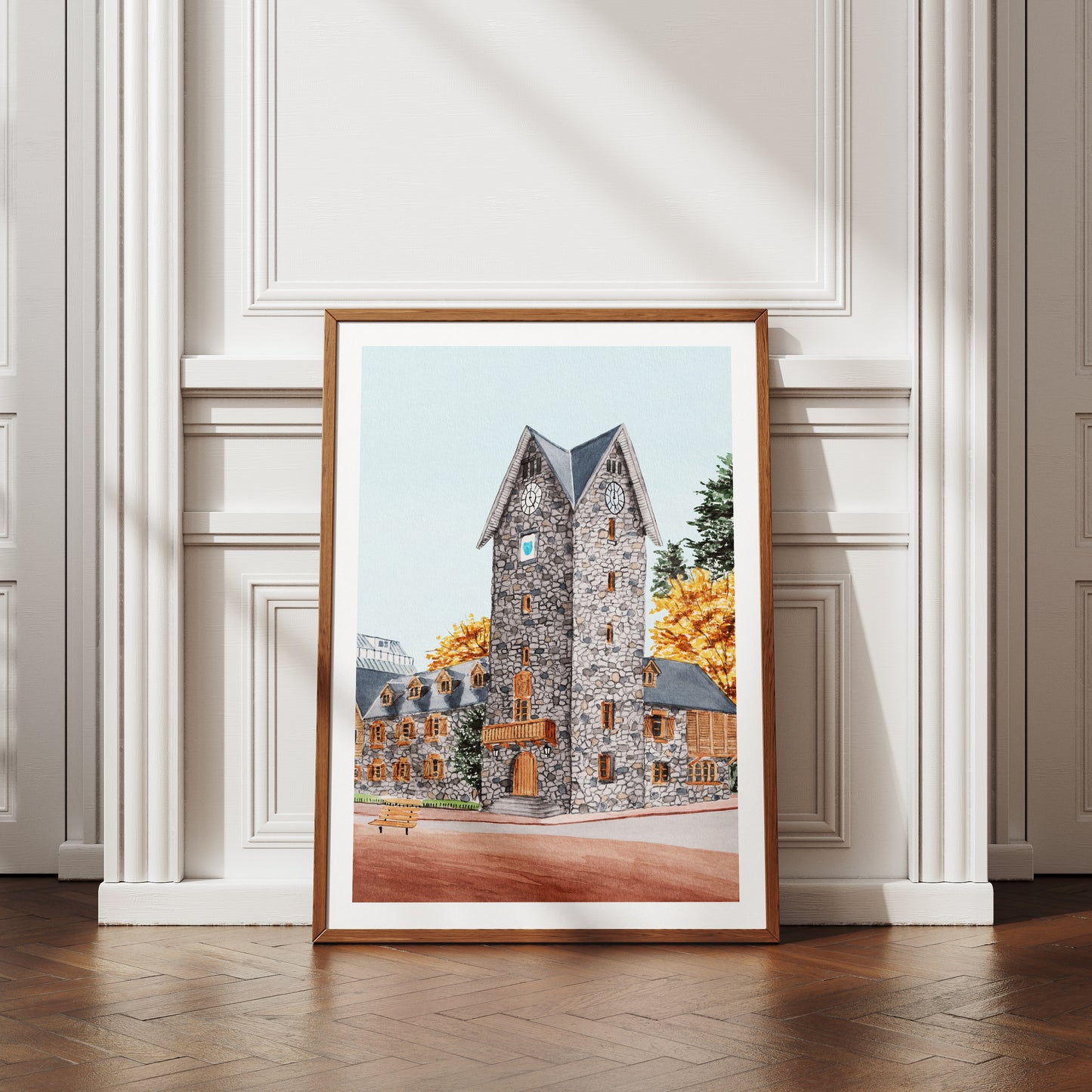 Bariloche watercolor art