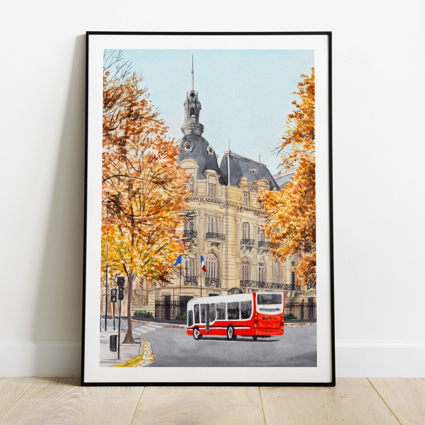 Buenos Aires Autumn Wall Art - NorrskenArt