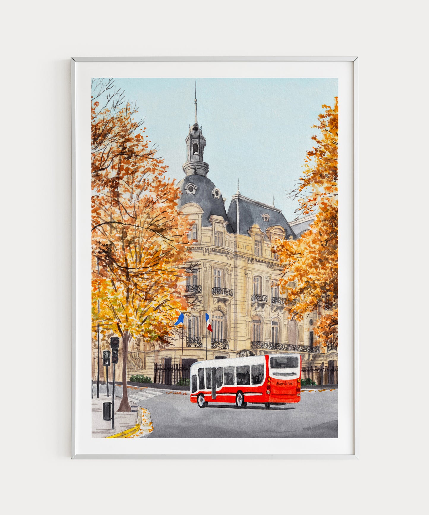Buenos Aires Fall Wall Art - NorrskenArt