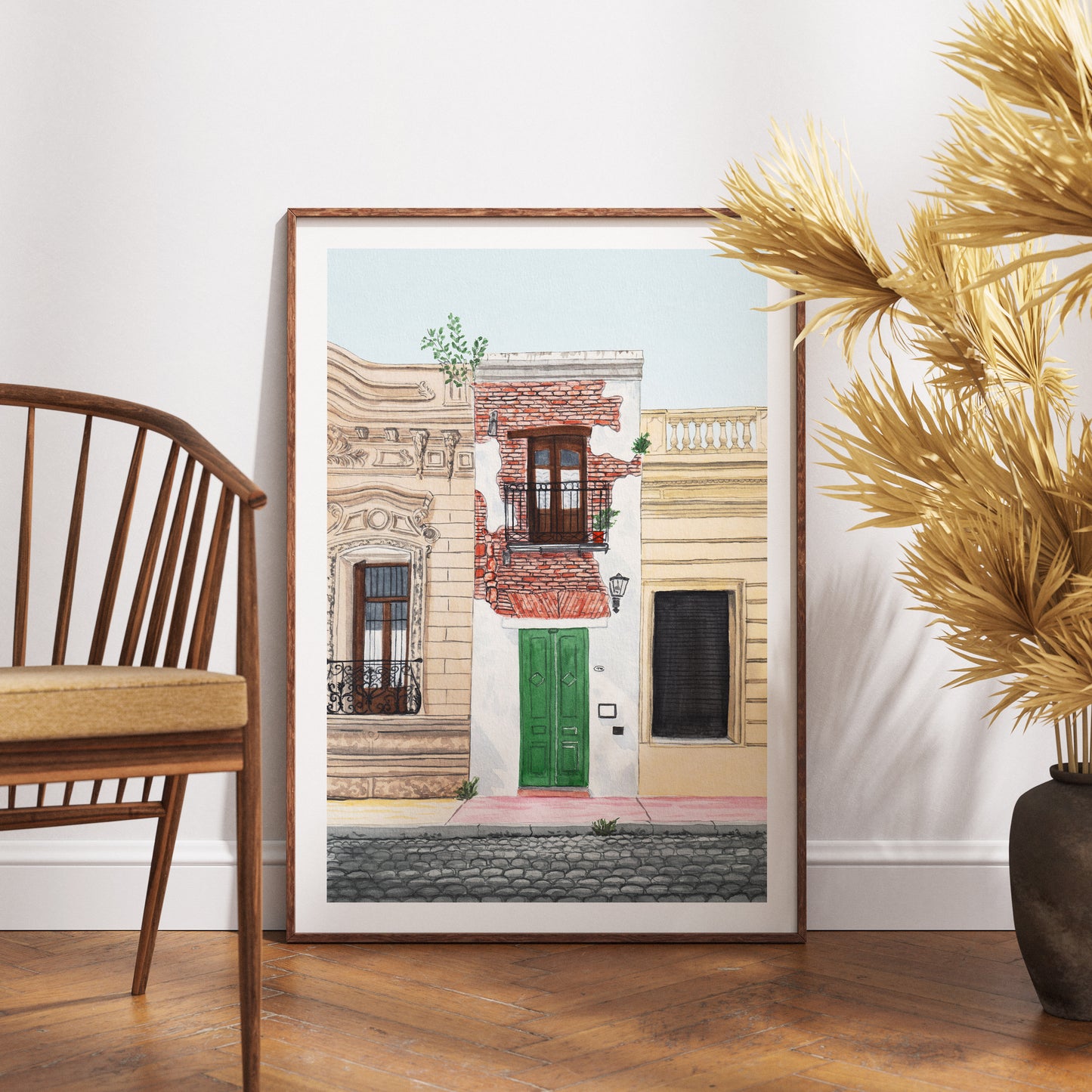 Casa Minima San Telmo Art Print, Buenos Aires Cityscape, Argentina Wall Decor, San Telmo Printable Art, Buenos Aires Travel Art
