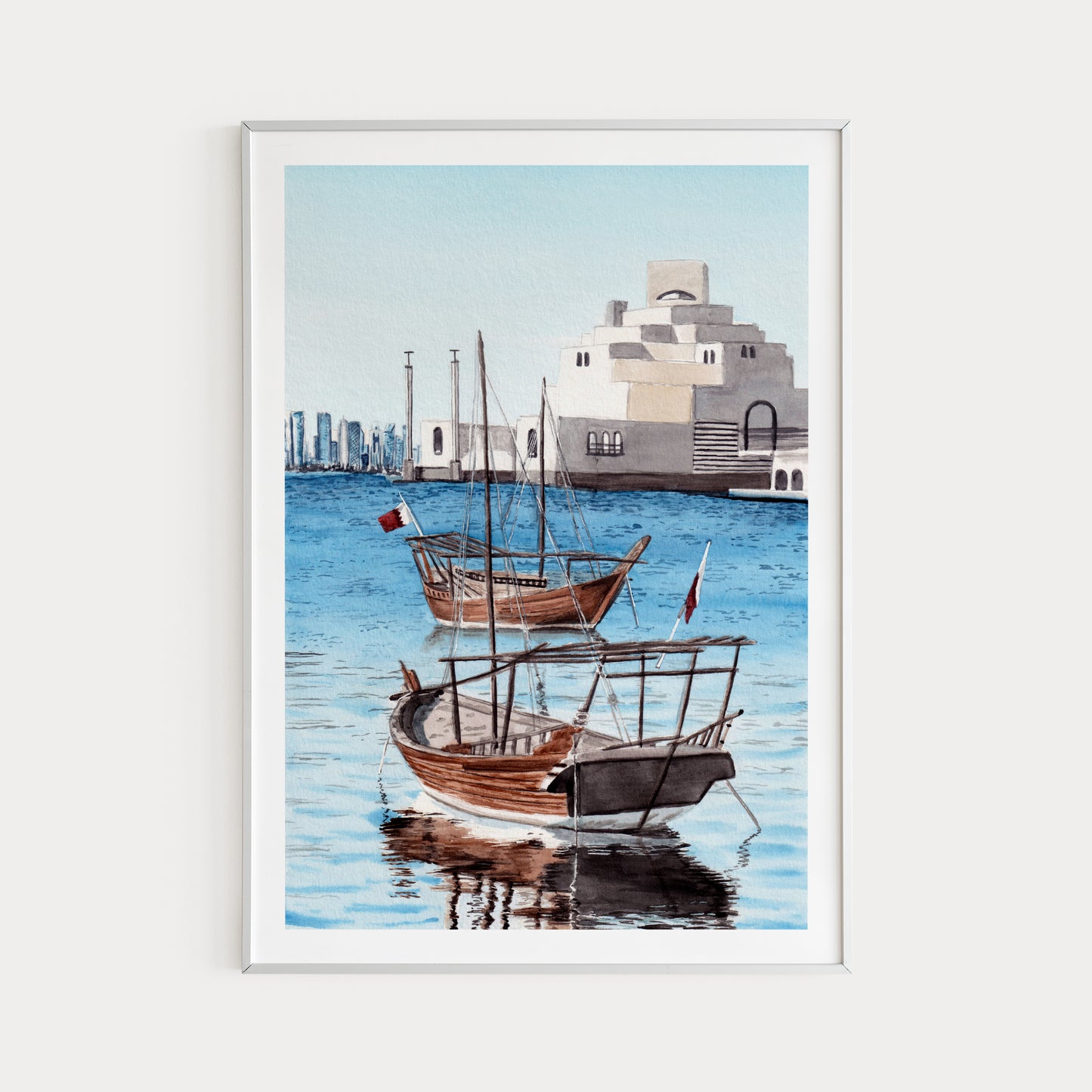 Doha Qatar Citysape - Travel Gift