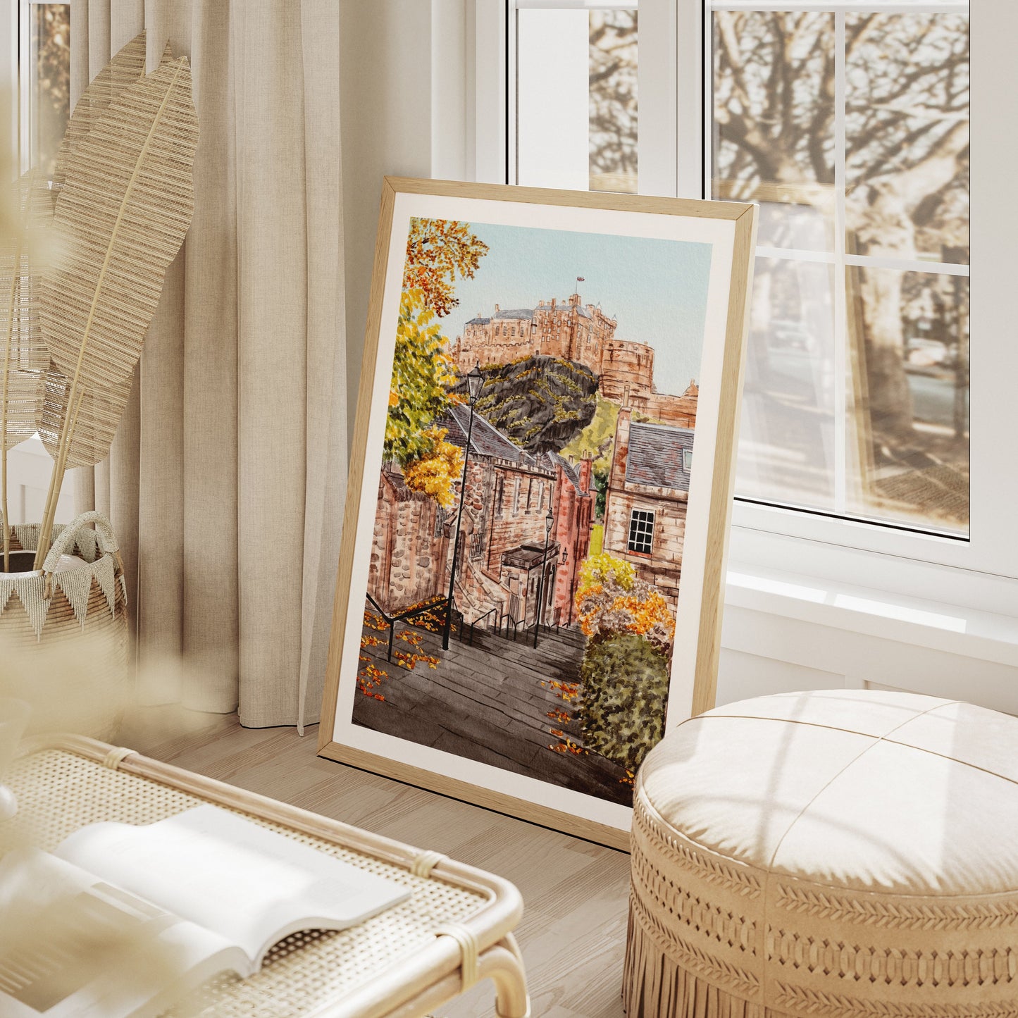 Edinburgh The Vennel Viewpoint art print - NorrskenArt