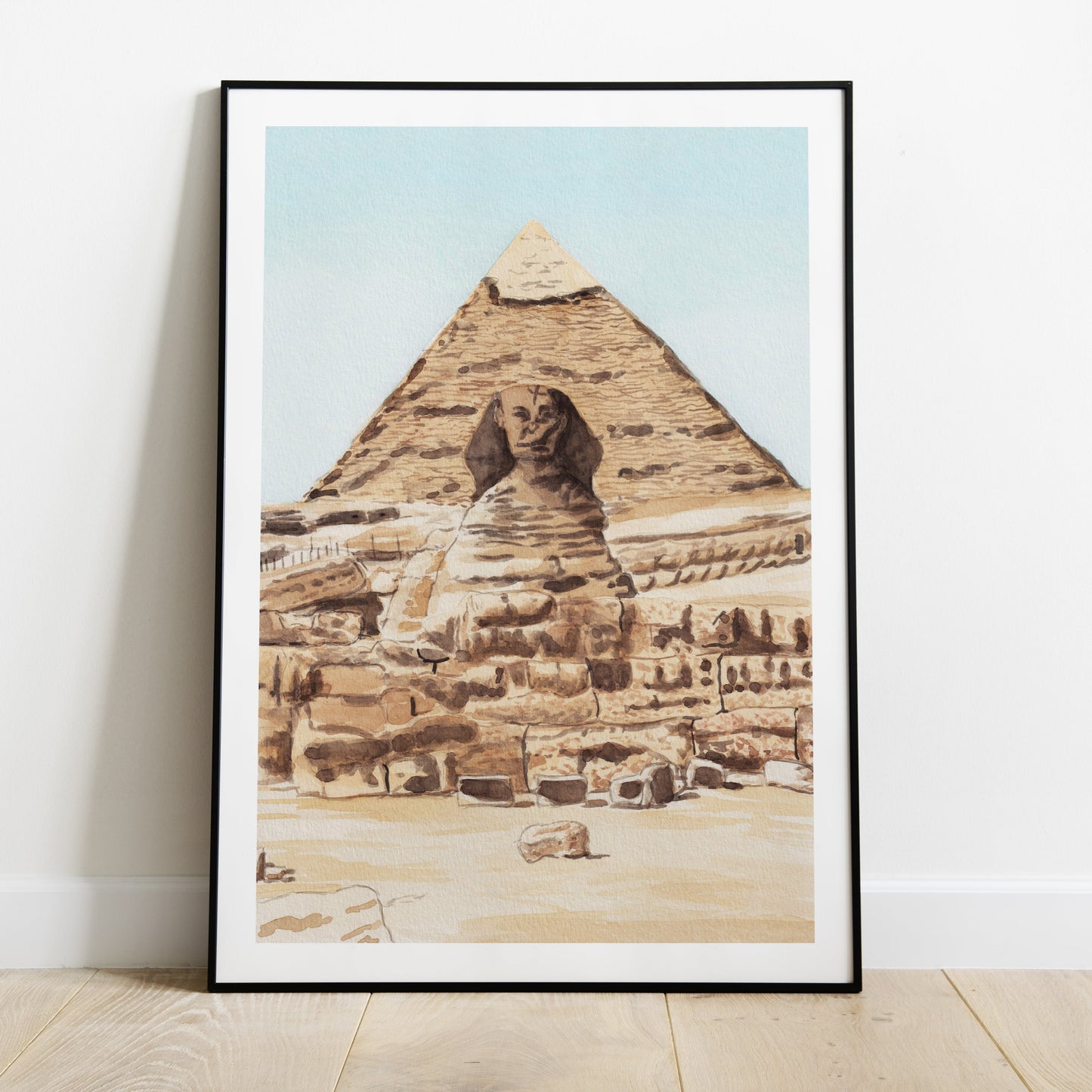 Giza Egyptian Pyramids Wall Art - NorrskenArt