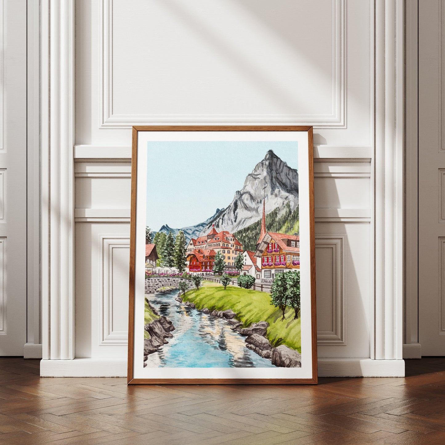 Kandersteg Swiss landscape