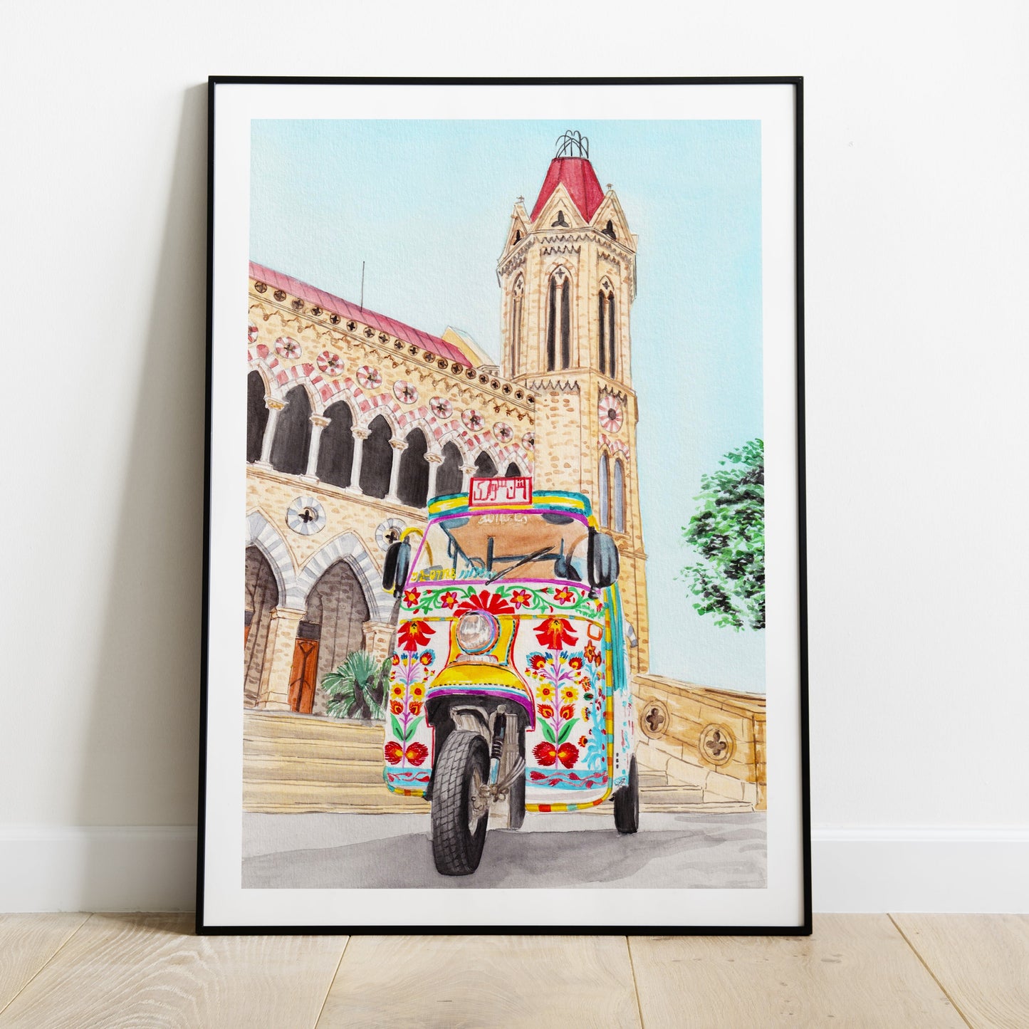 Karachi Pakistan Wall Art Travel Gift