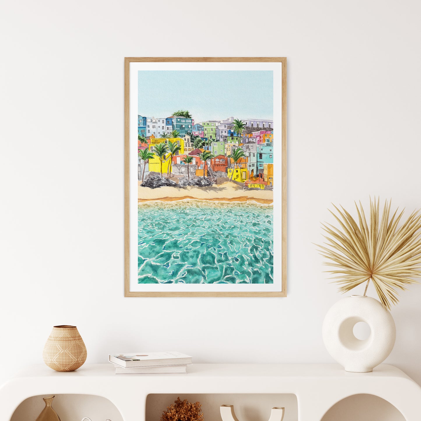 La Perla Puerto Rico Watercolor Print, San Juan Art, Watercolor Painting, Puerto Rico Travel Art