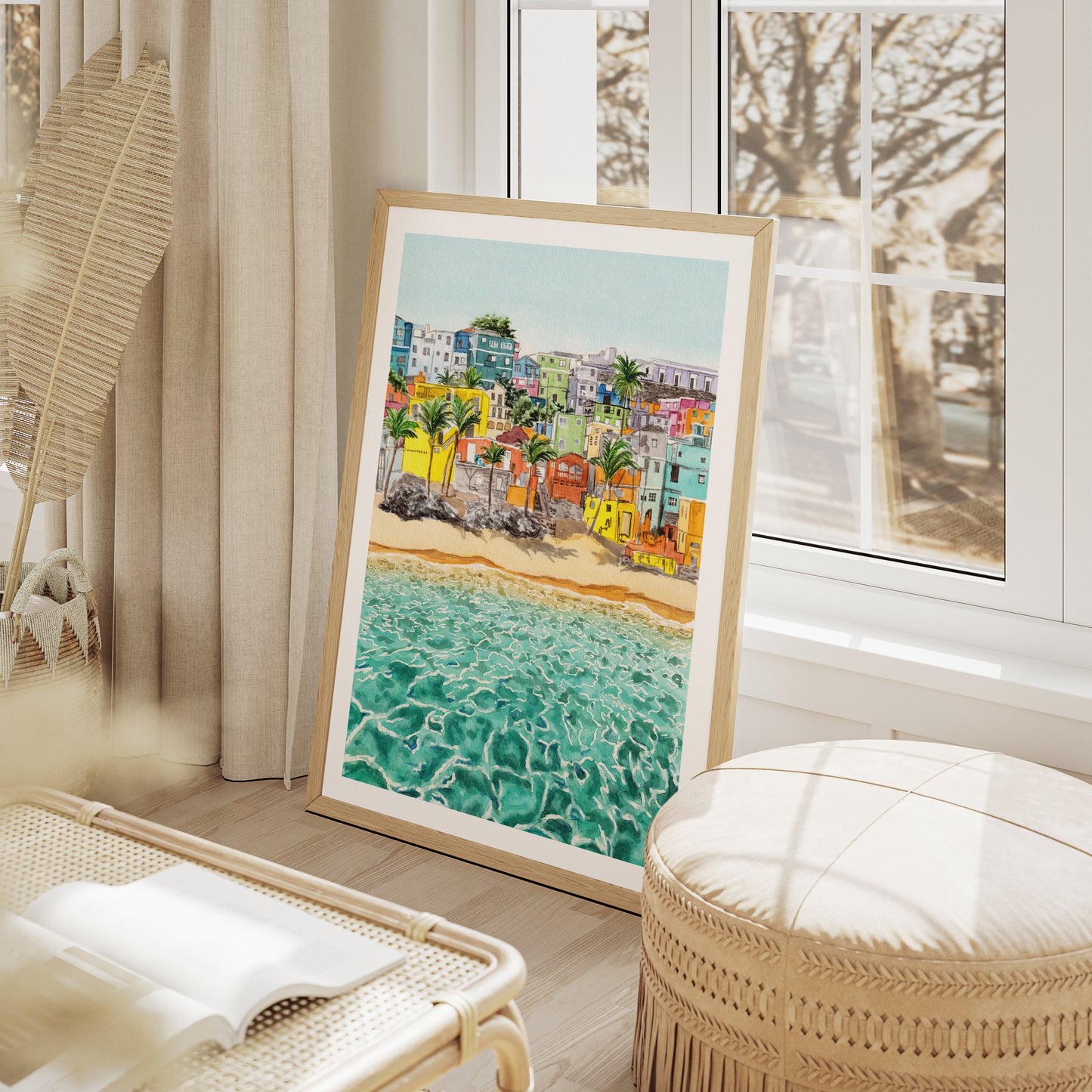 La Perla Puerto Rico Watercolor Print, San Juan Art, Watercolor Painting, Puerto Rico Travel Art