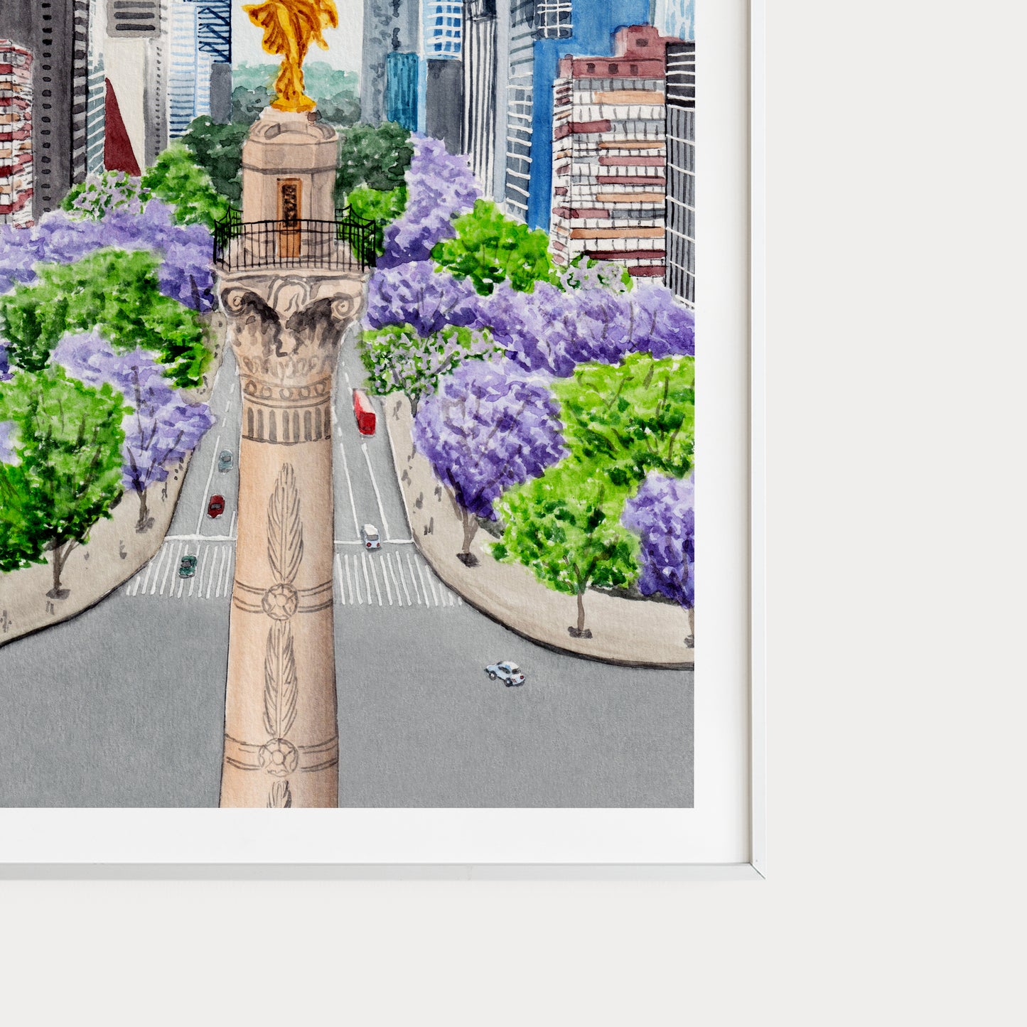 Mexico city art print - NorrskenArt