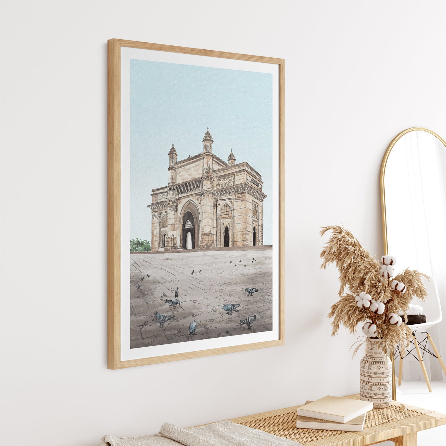 Mumbai watercolor art