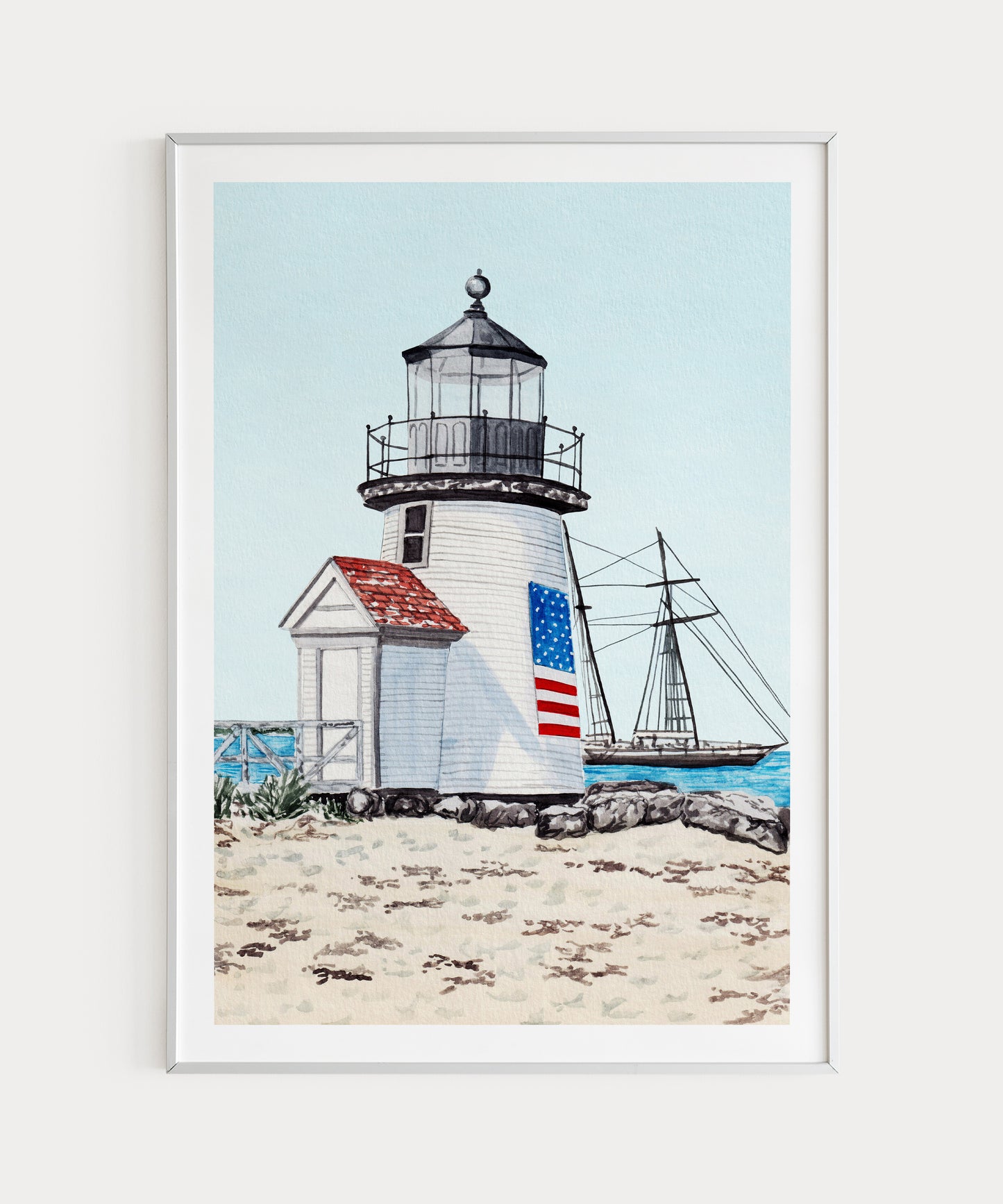 Nantucket watercolor art