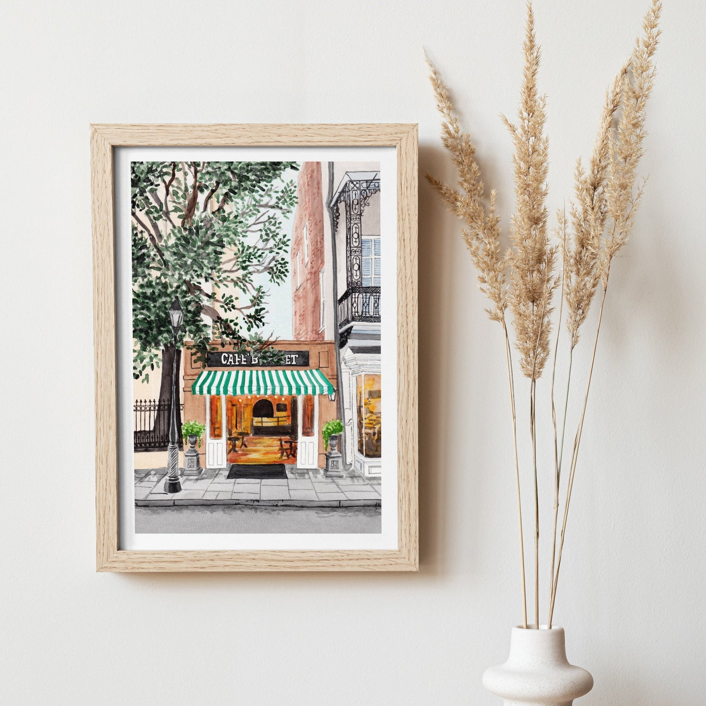 New Orleans Watercolor Art Print