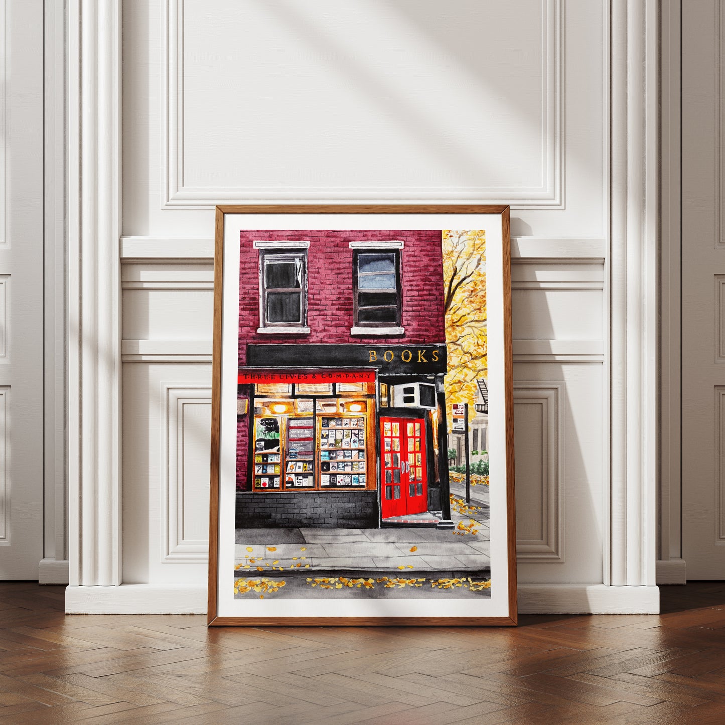 New York Fall Cityscape - NorrskenArt