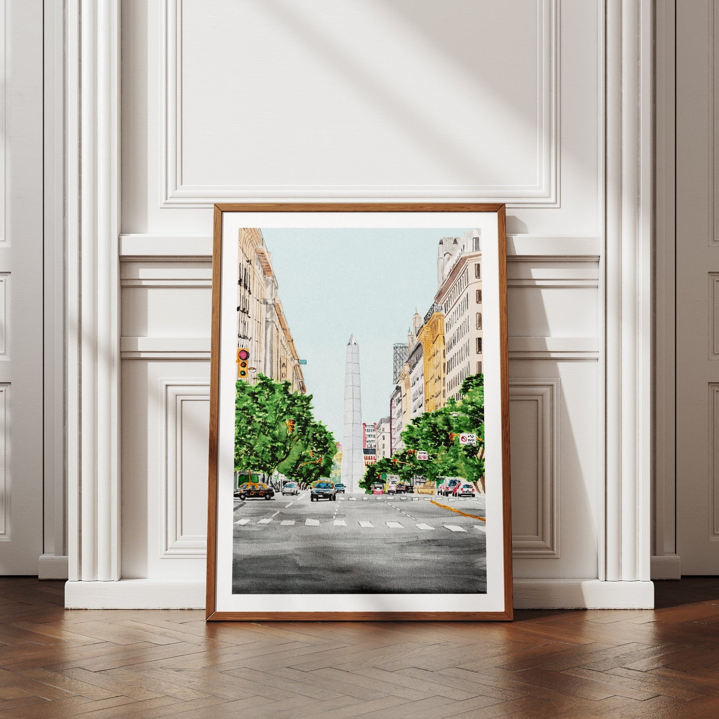 Obelisco cuadro para pared