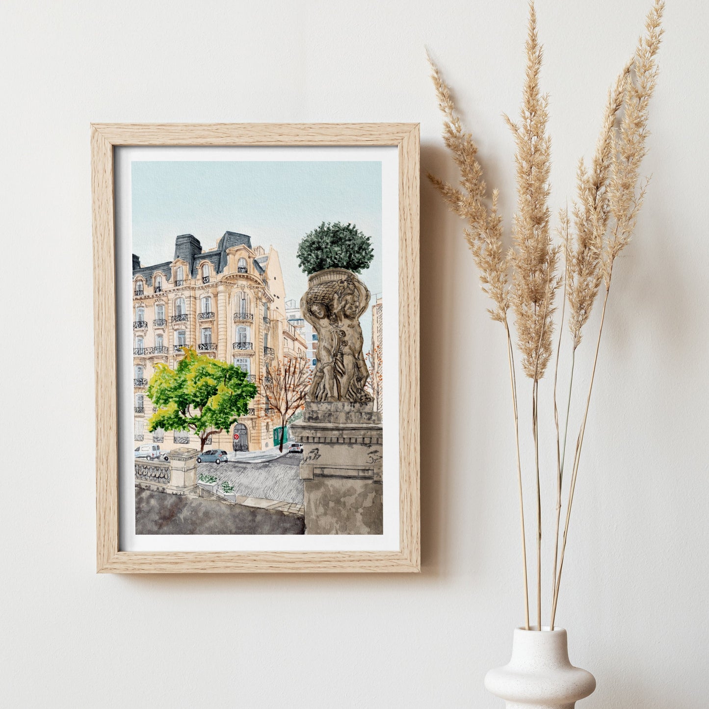 Recoleta Buenos Aires Watercolor Travel Gift