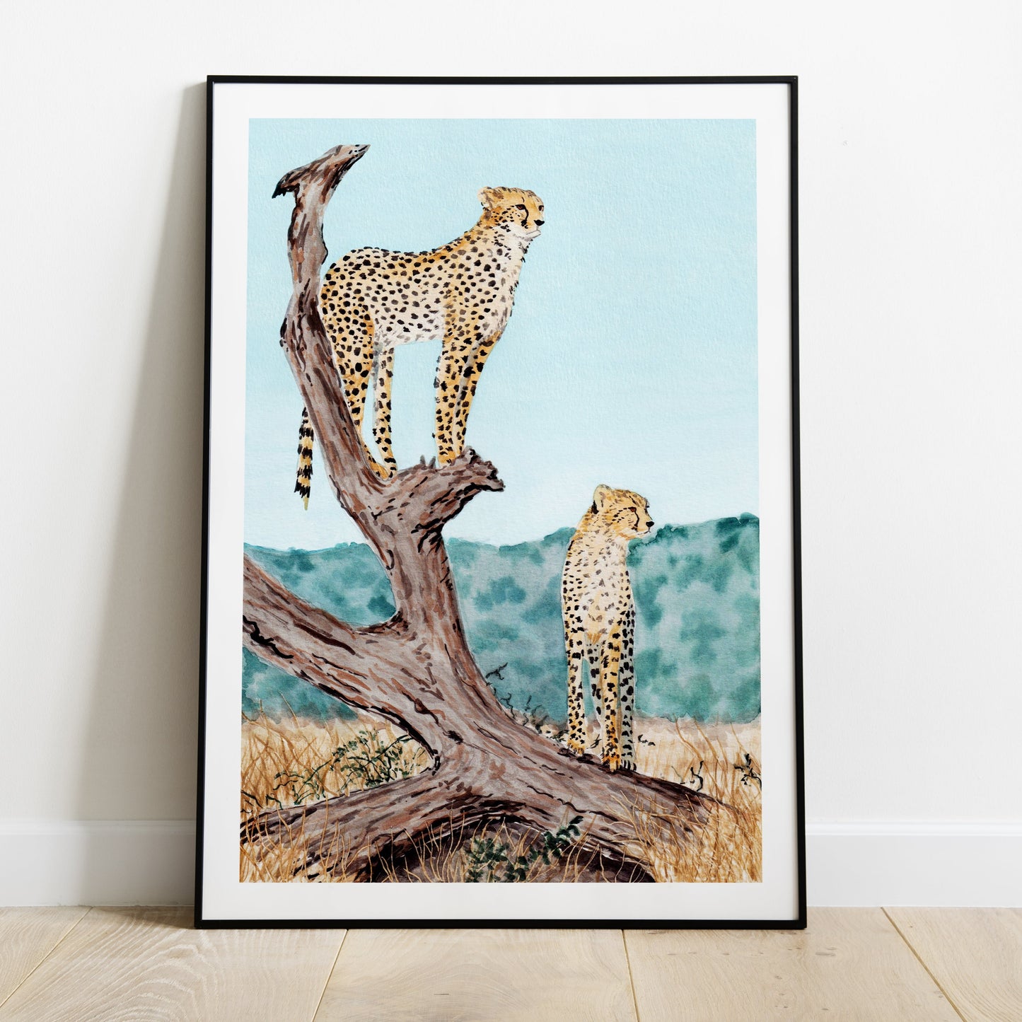 Uganda Painting Animals Wall Decor - NorrskenArt