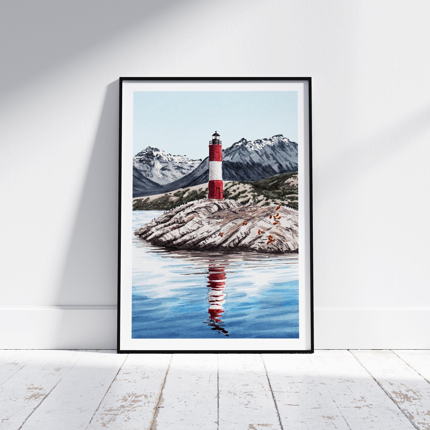 Ushuaia Argentina art - NorrskenArt