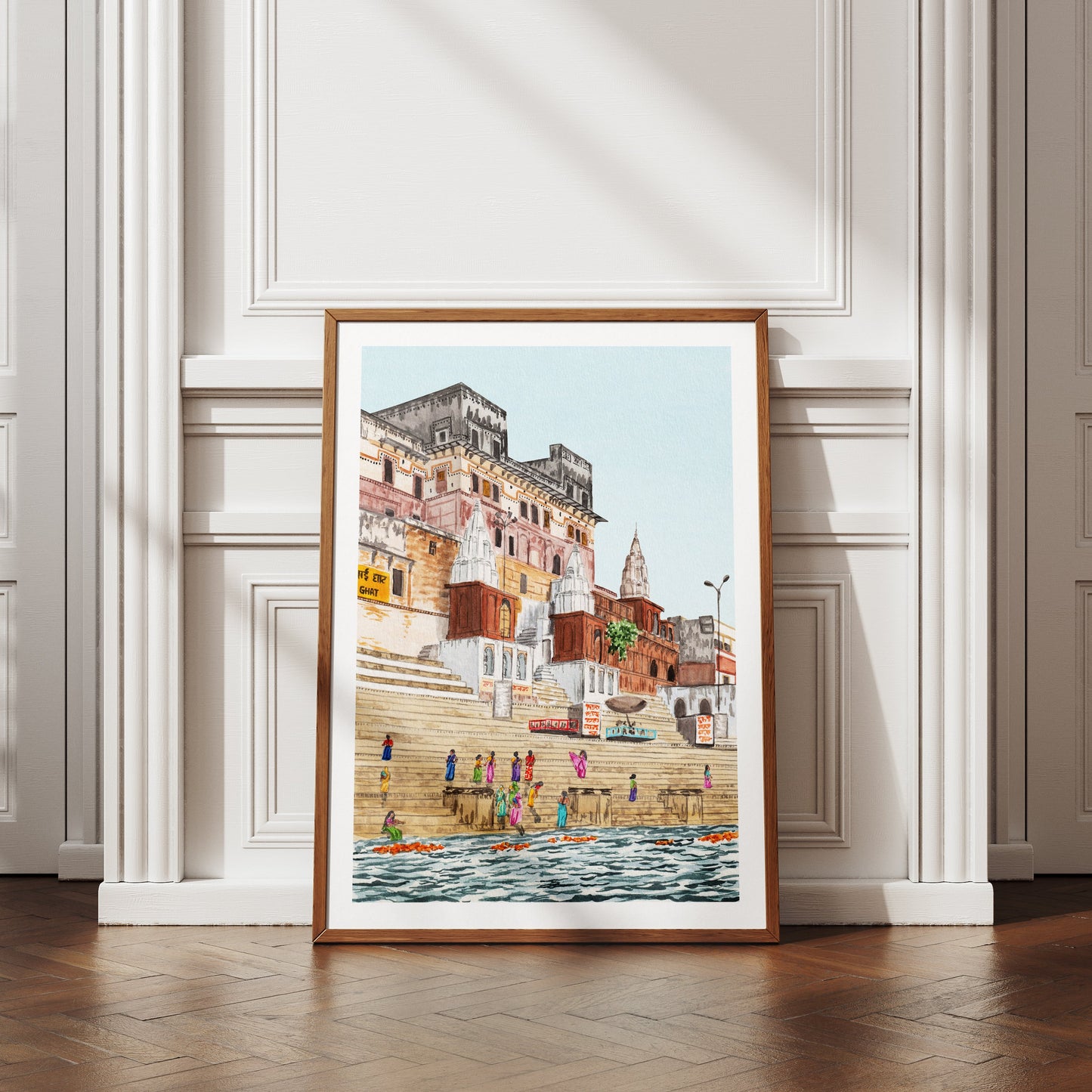 Varanasi Wall Art - NorrskenArt