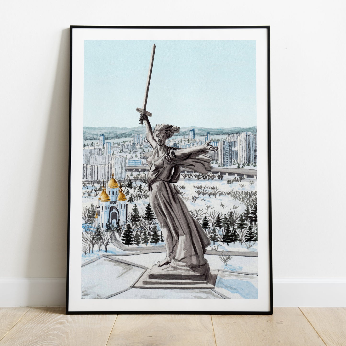Volgograd Russian art print - NorrskenArt
