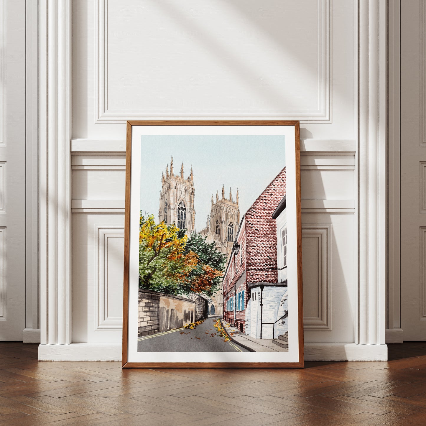York England fall art - NorrskenArt