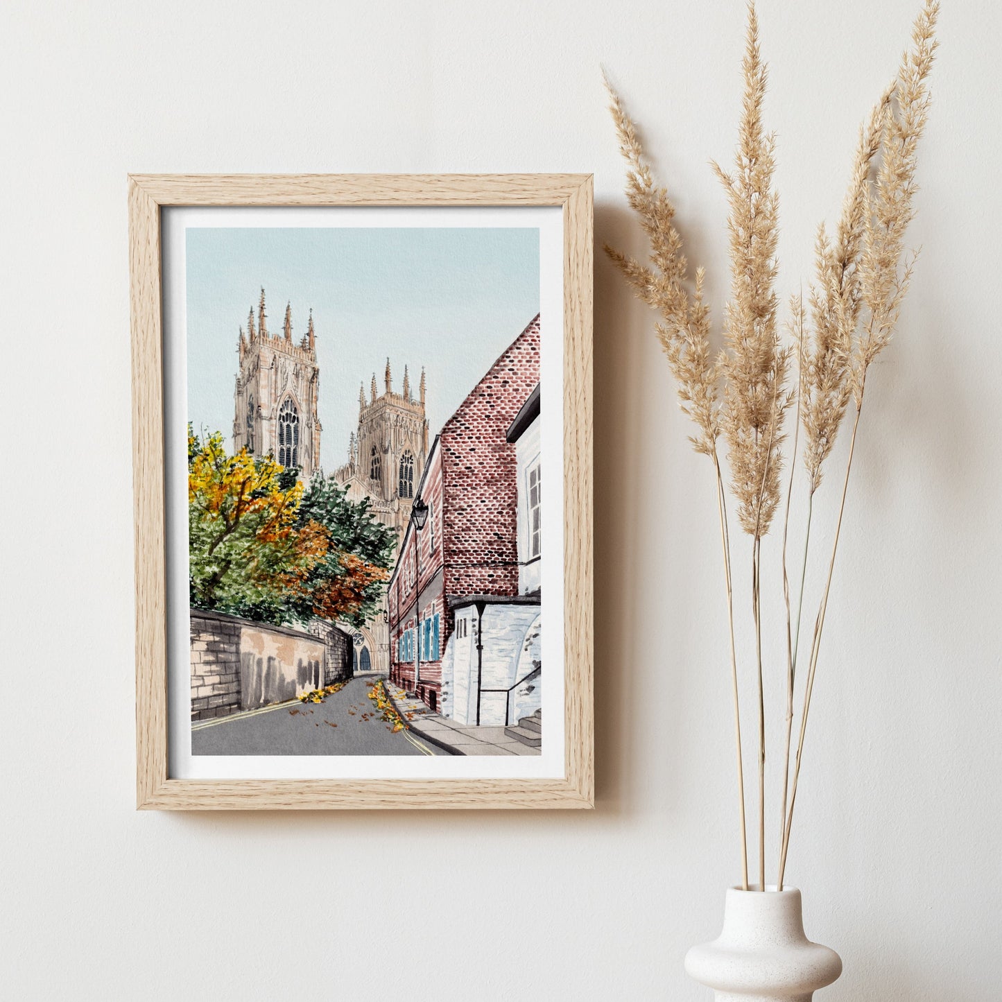 York England wall art - NorrskenArt