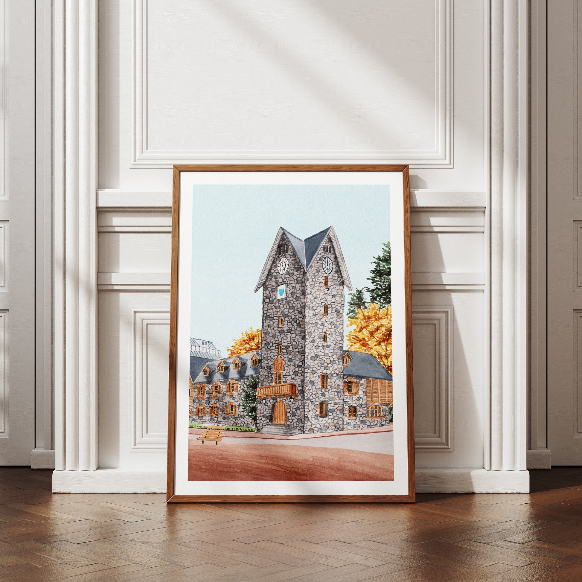 Bariloche watercolor art