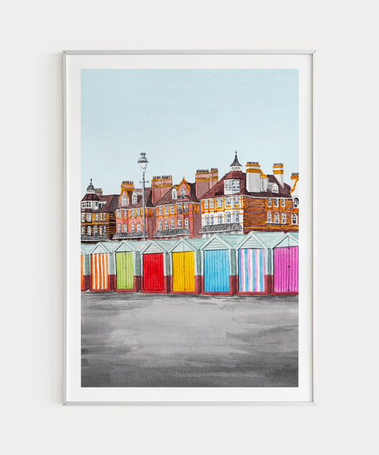 Brighton England print
