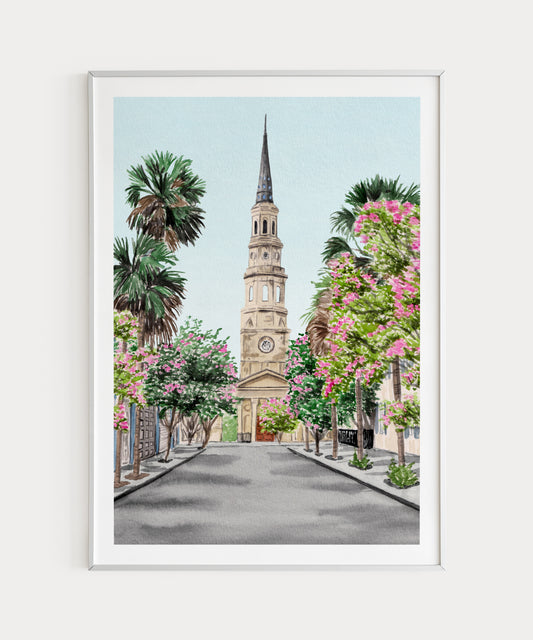Charleston art print - NorrskenArt