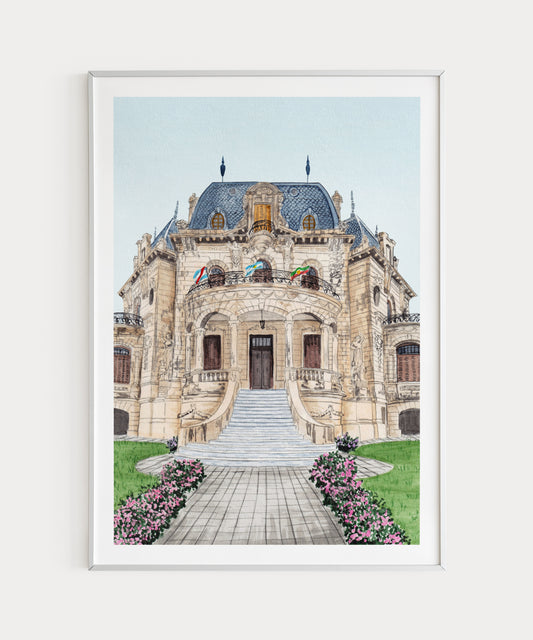 Concordia Entre Rios Watercolor Art, Argentina Decor, Concordia Cityscape, Instant Download Art