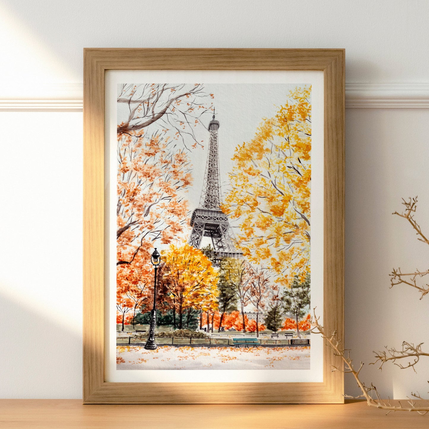 Eiffel Tower Paris Fall Decor