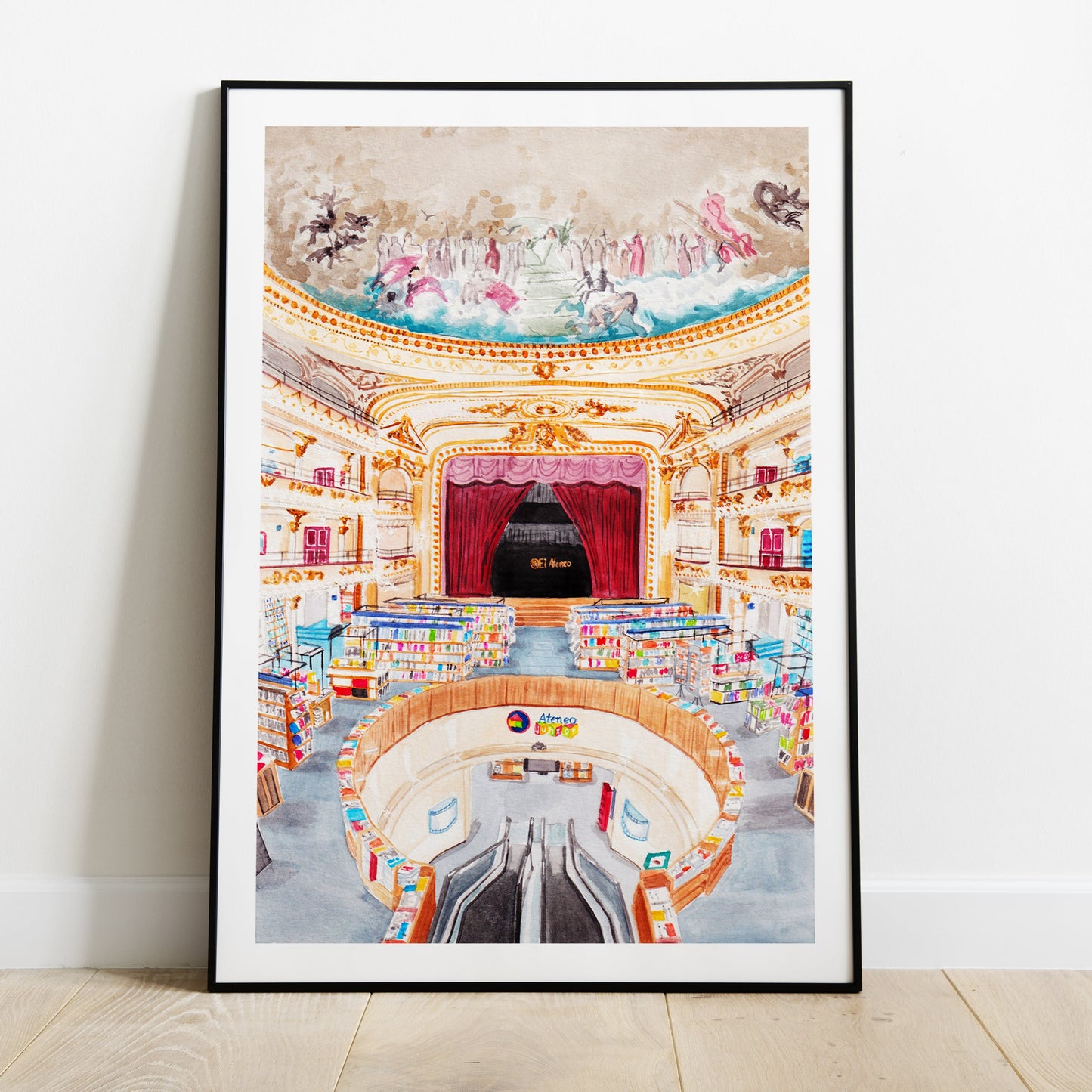 El Ateneo Buenos Aires - Argentina Decor - NorrskenArt