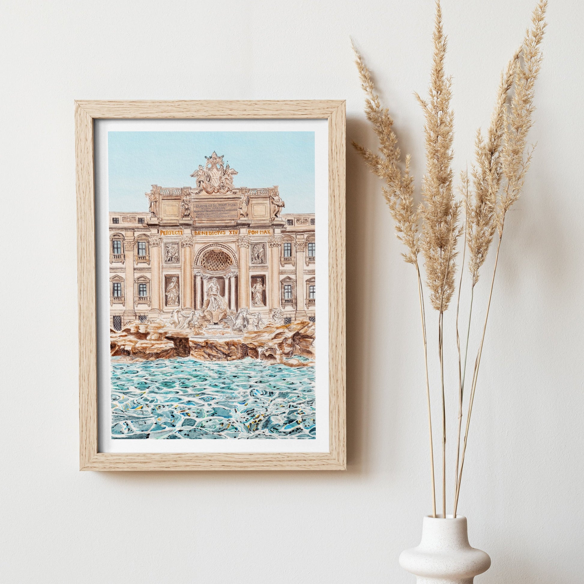 Fontana di Trevi Rome Cityscape Travel Gift