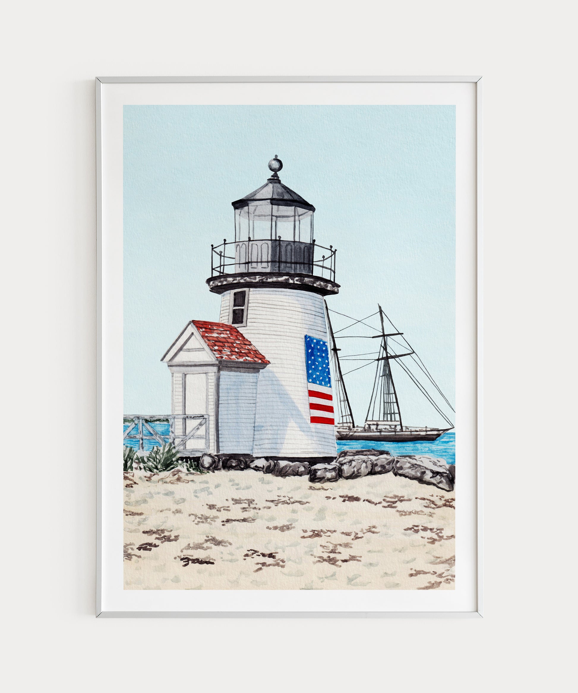 Nantucket watercolor art