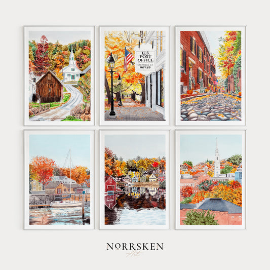 New England Gallery Watercolor Set - NorrskenArt