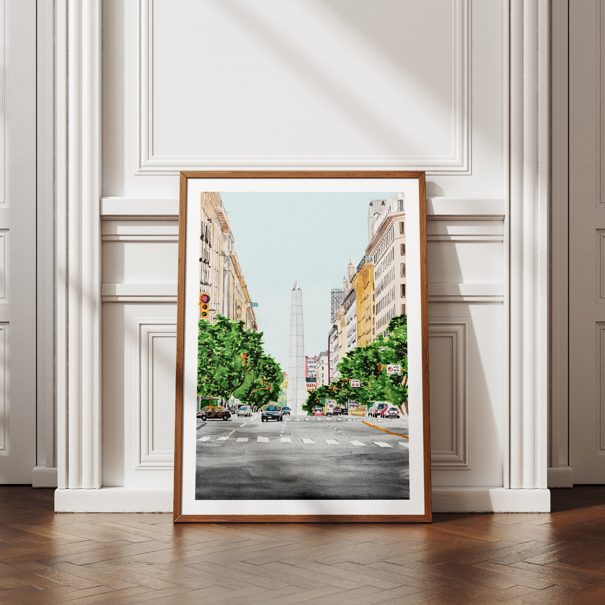 Obelisco cuadro para pared