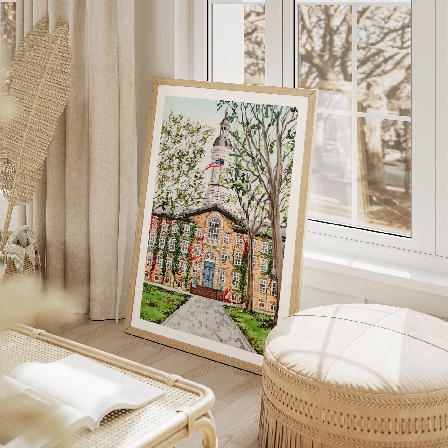 Princeton Painting - Watercolor Wall Art