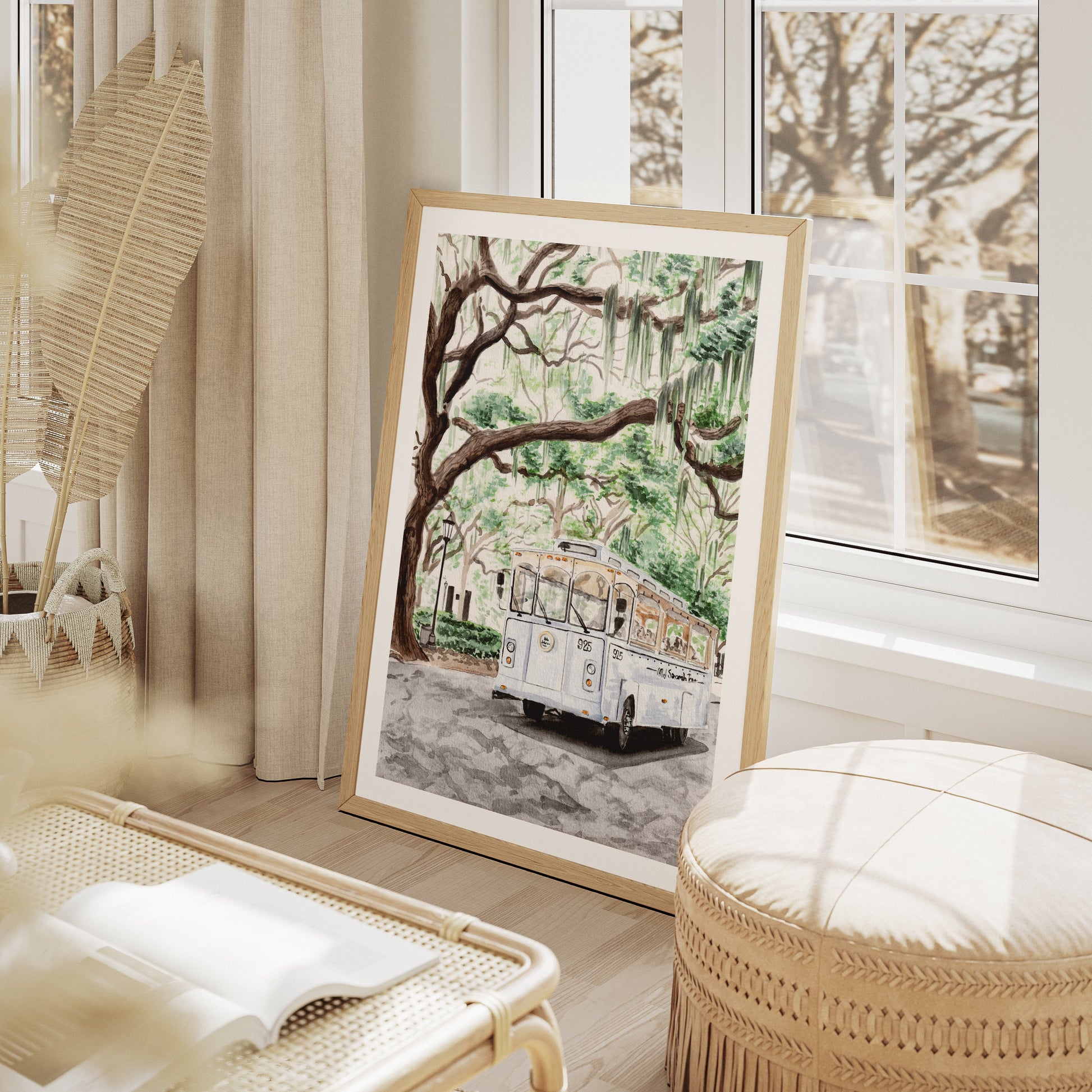 Savannah Watercolor Art - NorrskenArt