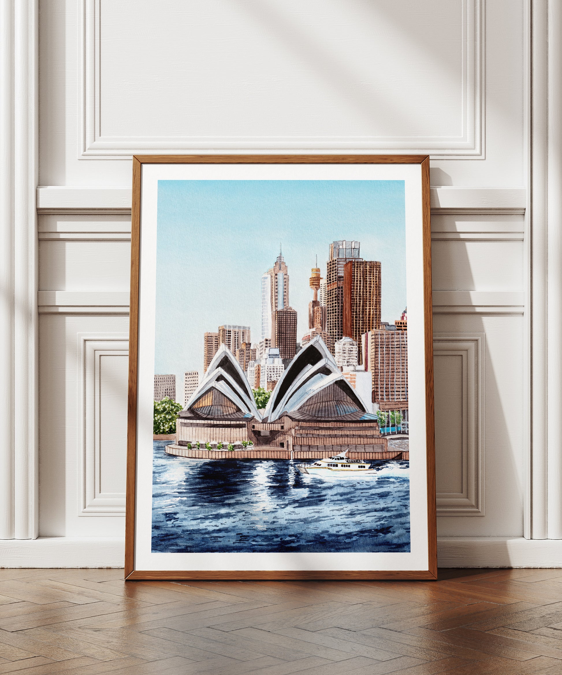 Sydney Watercolor Art - NorrskenArt