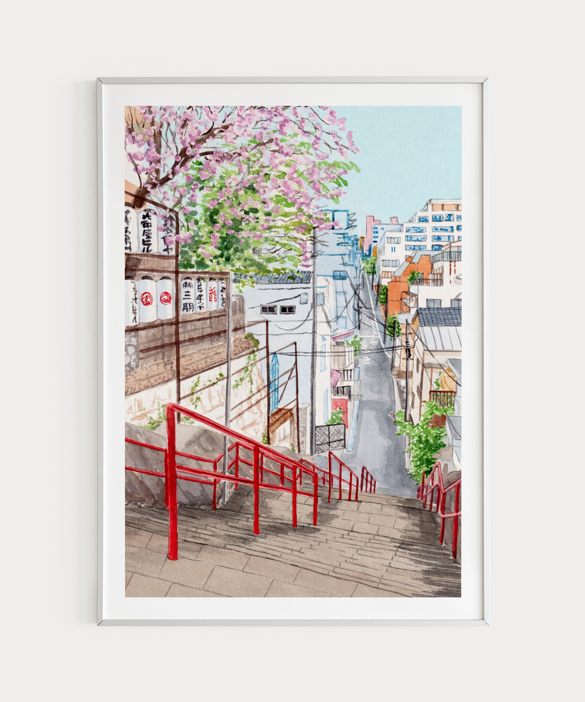 Tokyo Watercolor Art - NorrskenArt