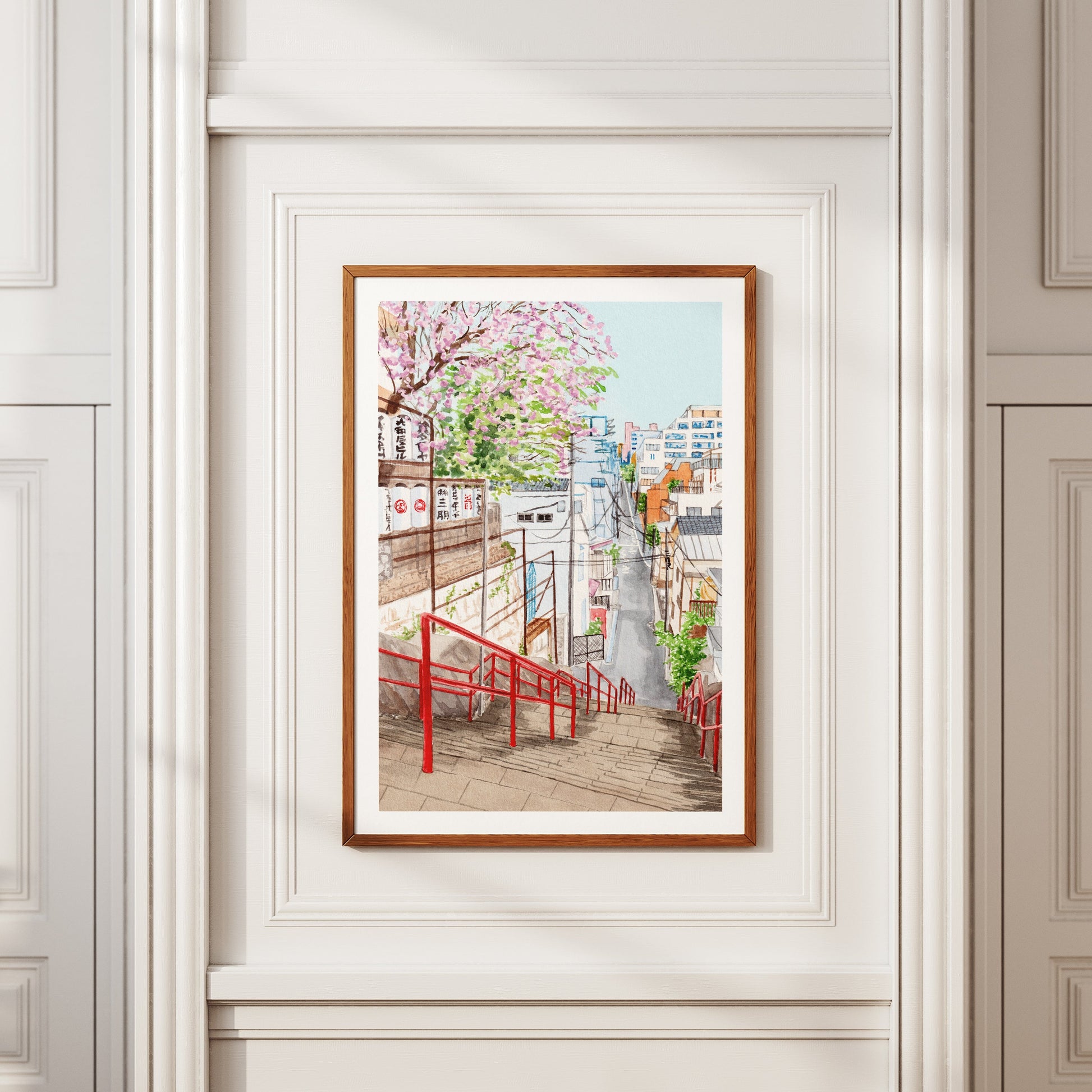 Tokyo cityscape art - NorrskenArt