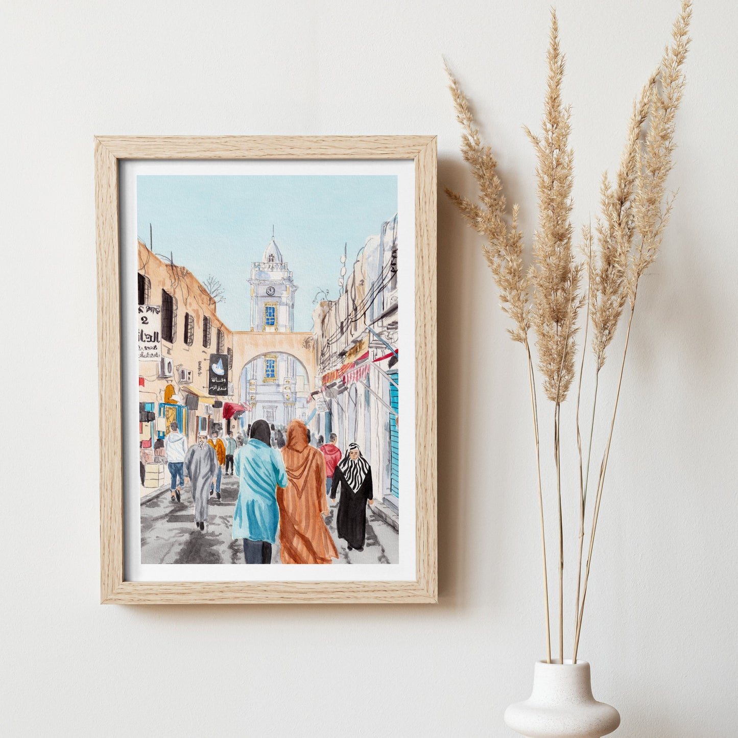Tripoli Art Print Libya Wall Decor - NorrskenArt