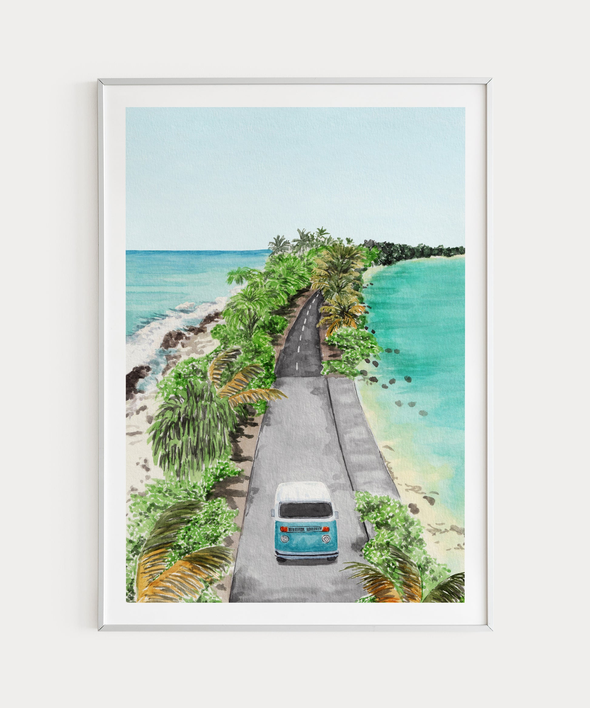 Tuvalu Island art print - NorrskenArt