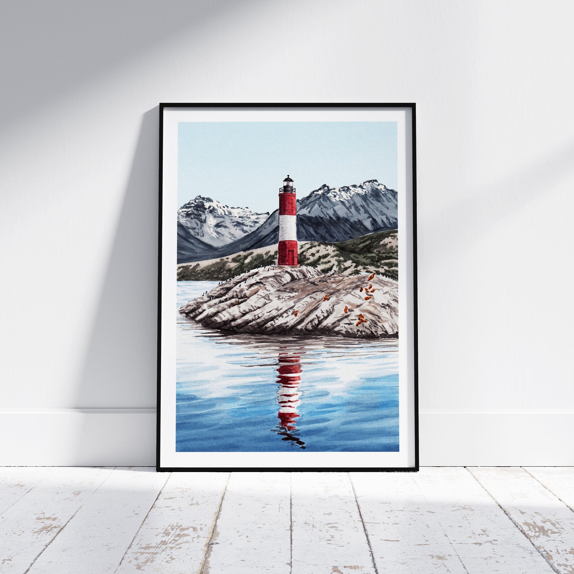 Ushuaia Argentina art - NorrskenArt