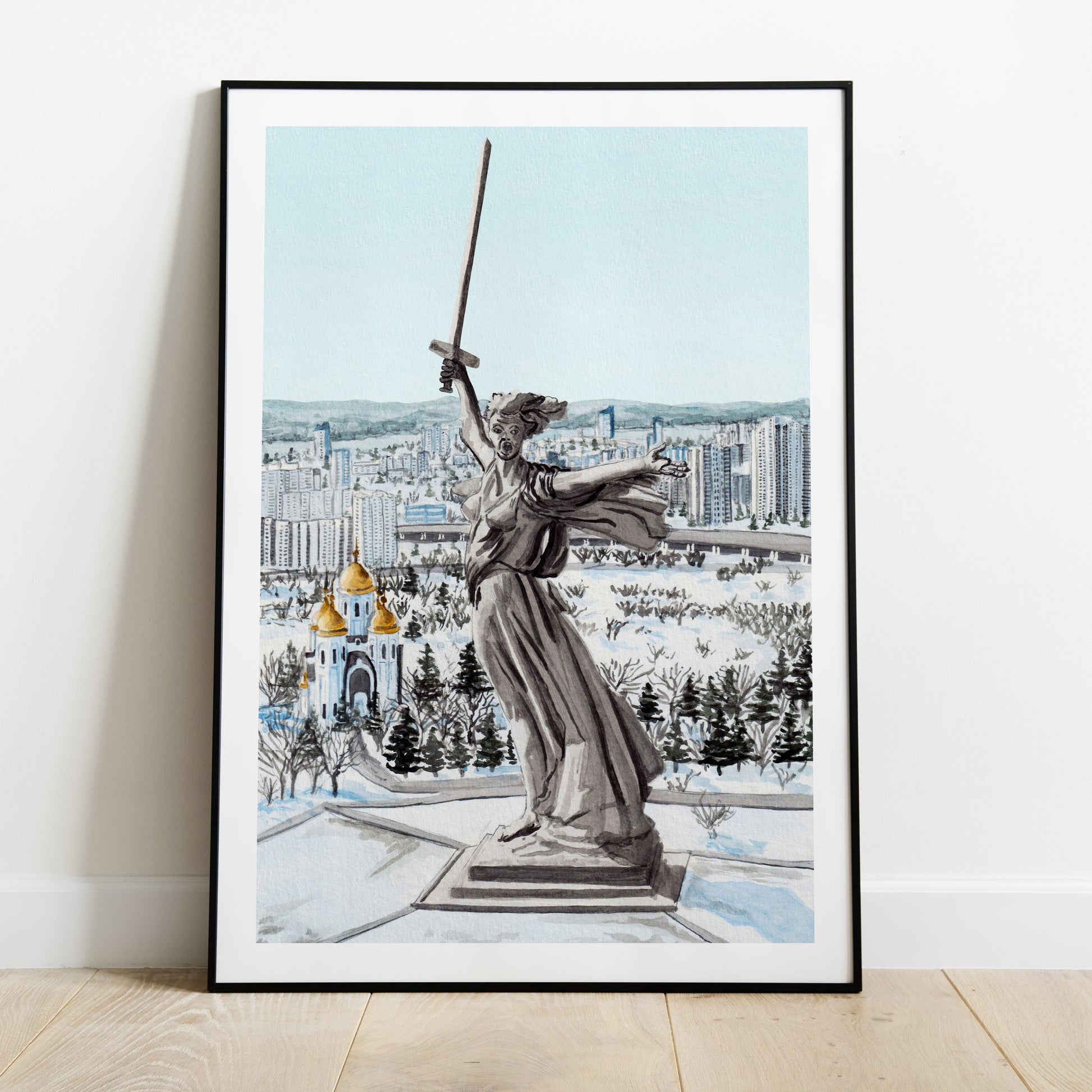 Volgograd Russian art print - NorrskenArt