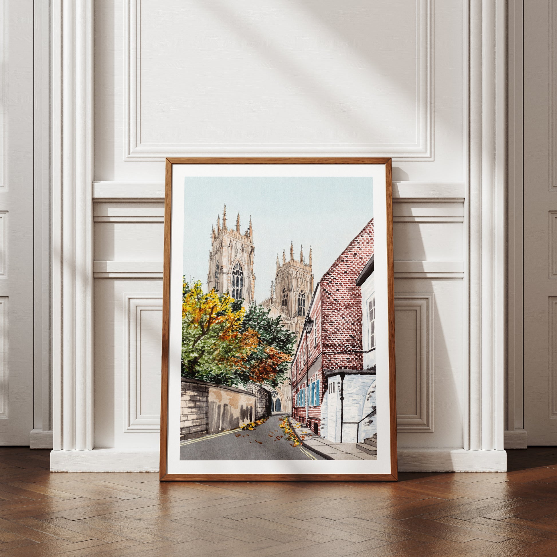 York England fall art - NorrskenArt